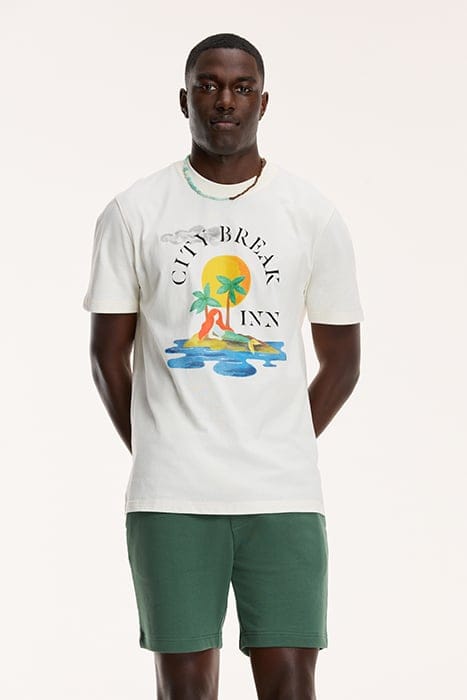 CITY BREAK INN T-SHIRT JET STREAM WHITE 1