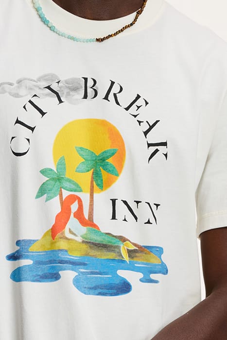 CITY BREAK INN T-SHIRT JET STREAM WHITE 5