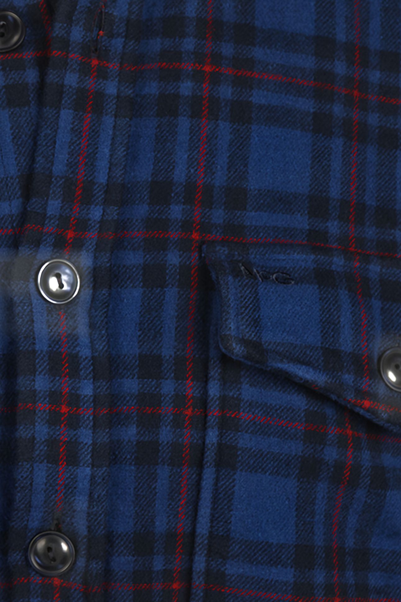 MCG TARTAN OVERSHIRT NAVY 5