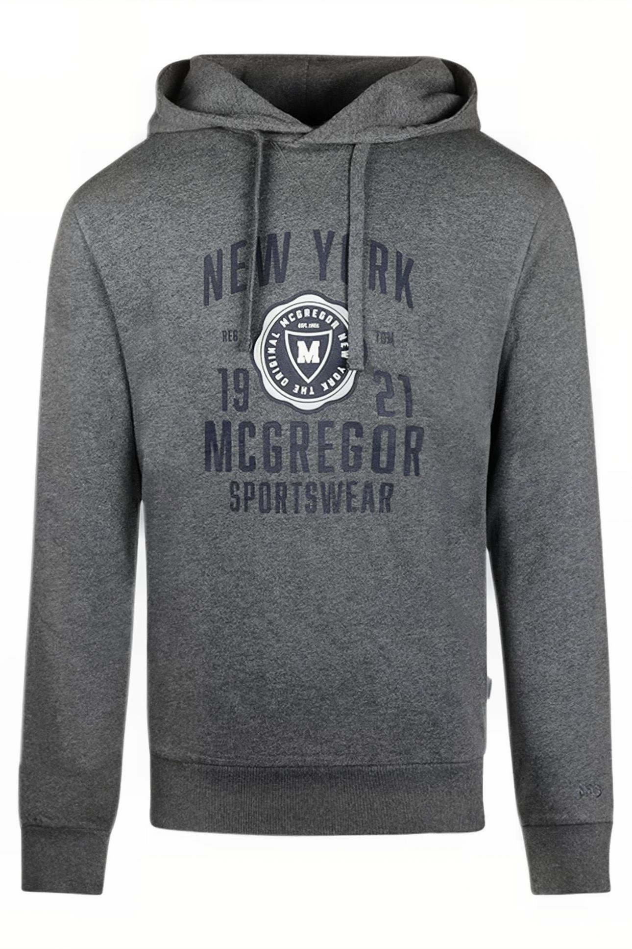 GRAPHIC HOODY DARK GREY MELANGE 1