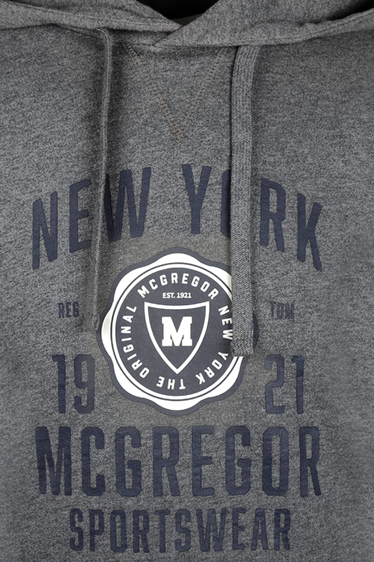 GRAPHIC HOODY DARK GREY MELANGE 3