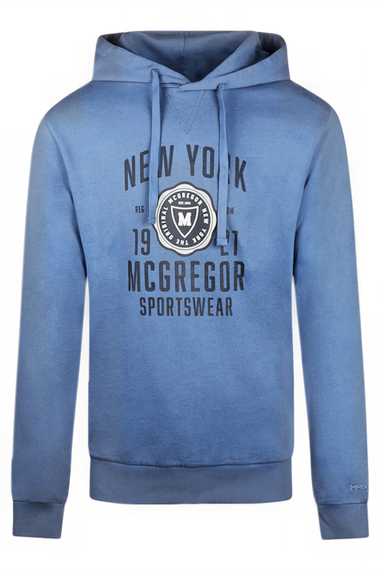 GRAPHIC HOODY FADED BLUE 1