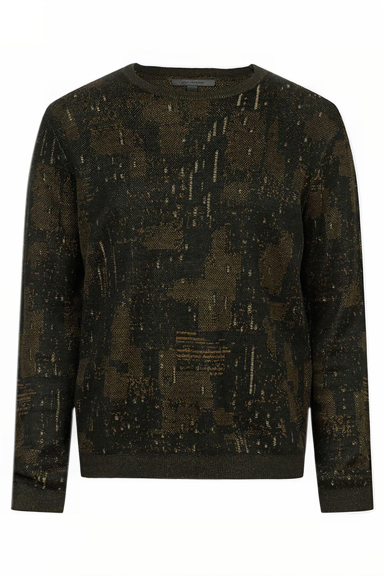 PATCHIN REGULAR FIT LS CREWNECK WITH PAT SEAWEED 2