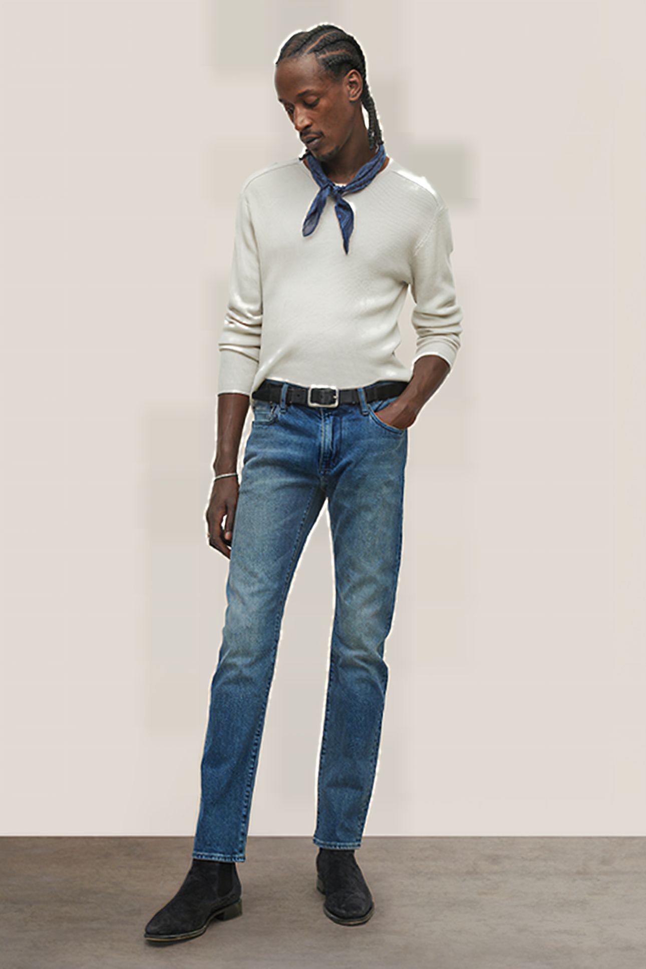 J701 - REGULAR FIT - GREGG AGED BLUE 1