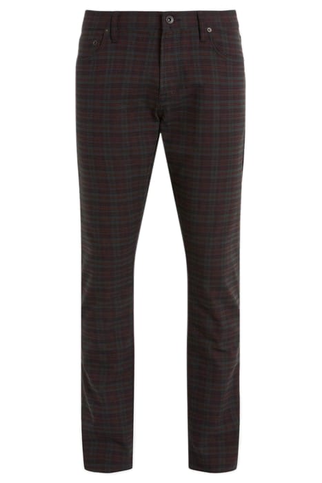 J701 - REGULAR FIT - PLAID MERLOT 2