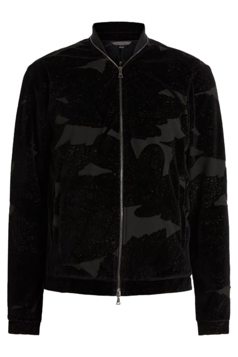 HOWELL REGULAR FIT LINER JACKET WITH BUR BLACK 1