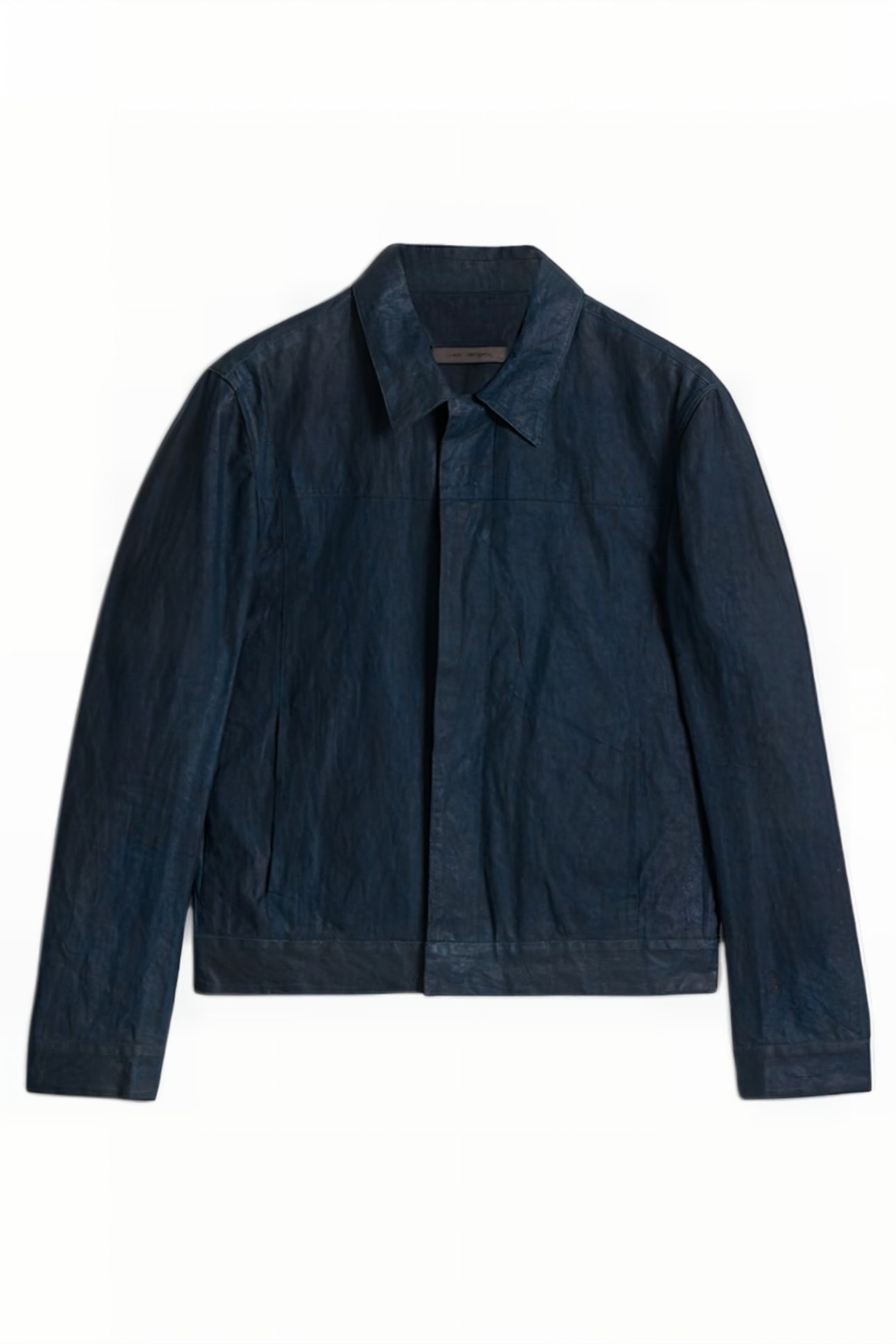 HIDDEN PLACKET JEAN JACKET CAPRI BLUE 2