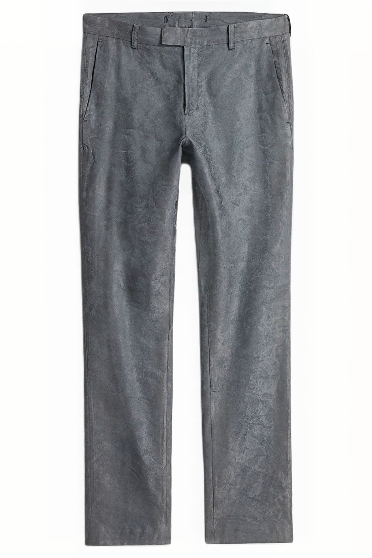 SLIM FIT PANTS WITH WELT HIP POCKET AND IRON GREY 2