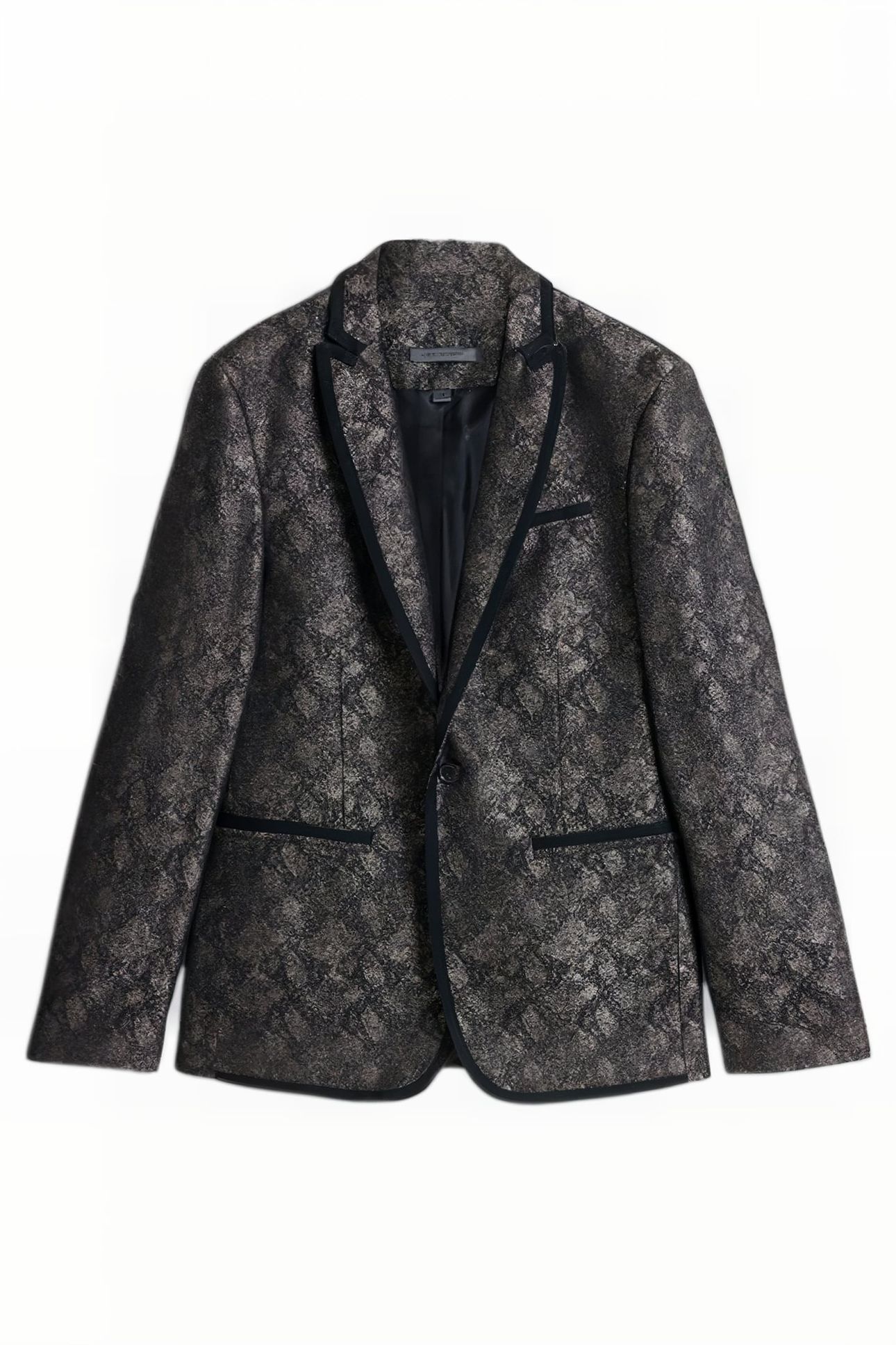 SLIM FIR BTN FRONT CLOSURE JACKET WITH S ALMOND 1
