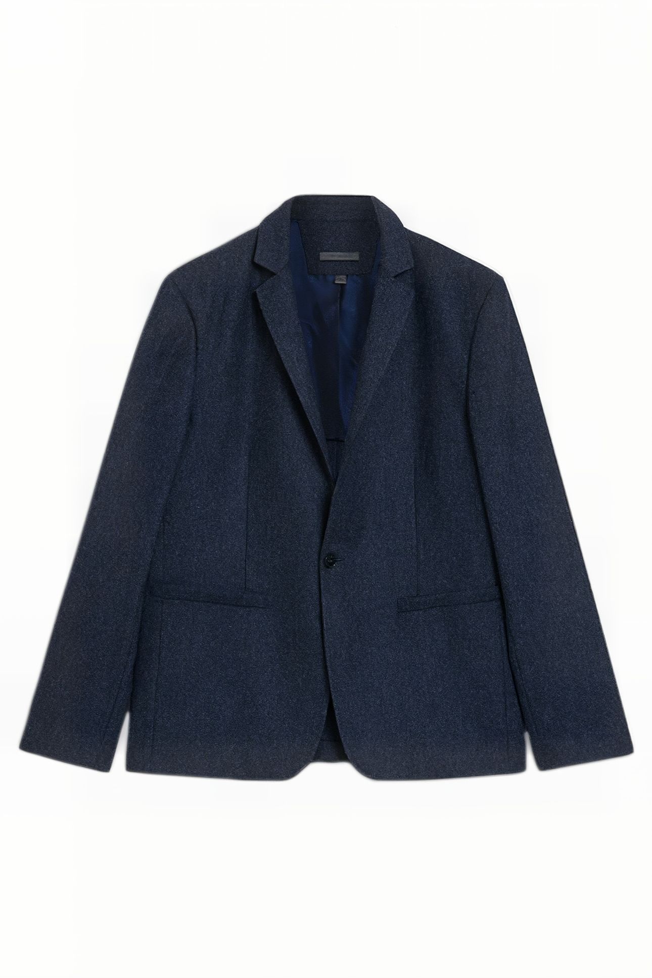 WILLET - ONE BUTTON SKINNY NOTCH LAPEL S NAVY 2