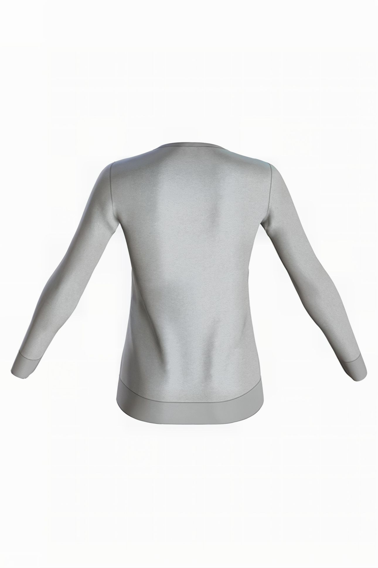 W ESSENTIAL CREW SWEAT MEDIUM GREY MELANGE 5