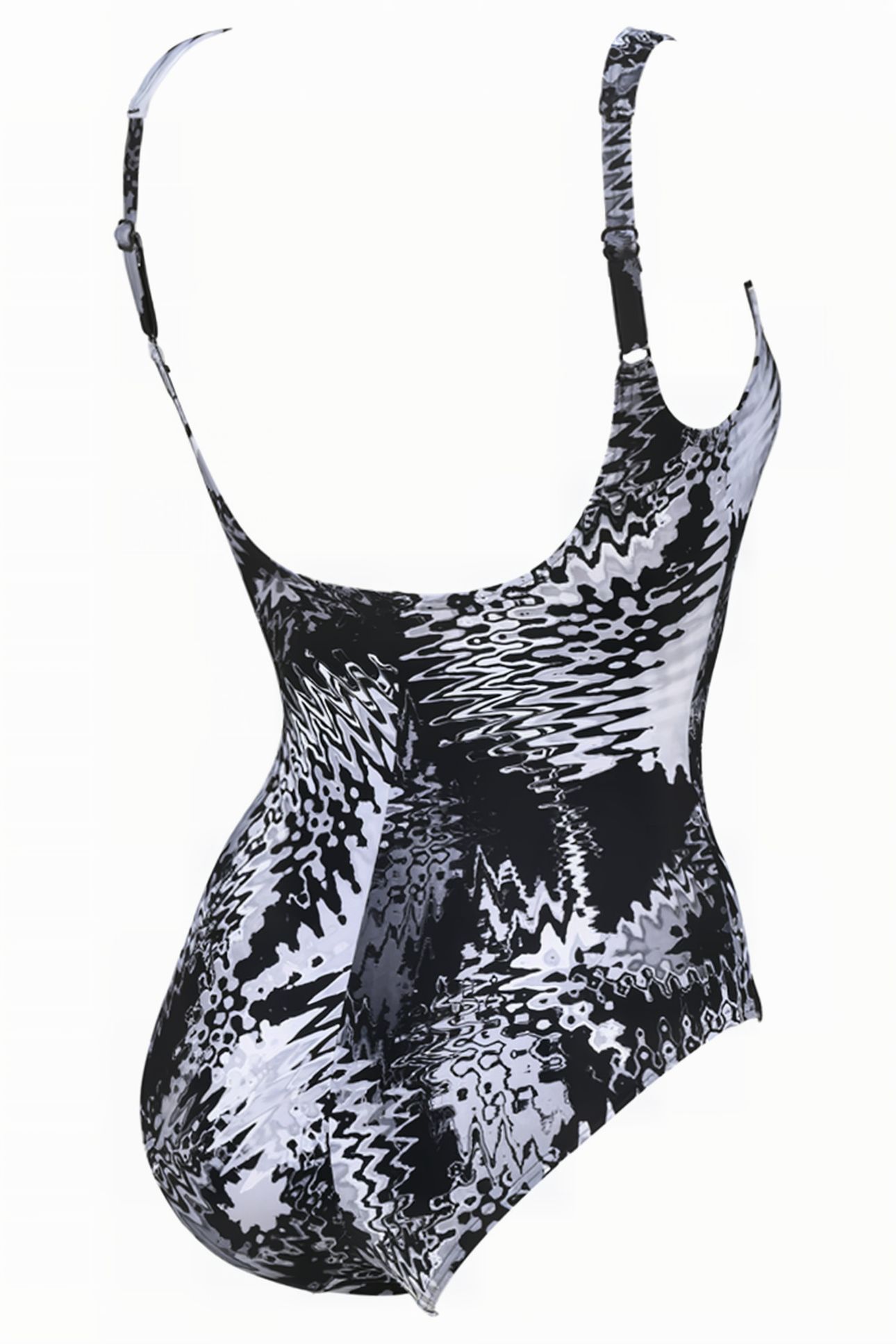 W ZORA U BACK ONE PIECE C-CUP BLACK MULTI 7