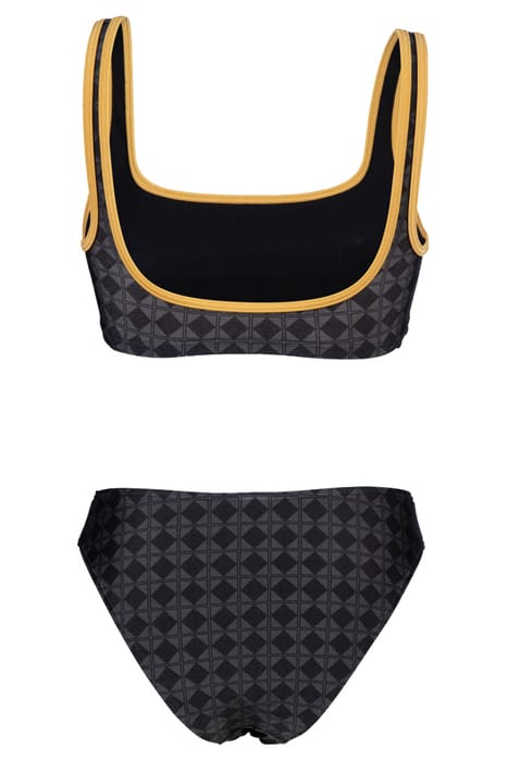 WOMEN'S ARENA 50TH BIKINI BRALETTE BLACK MULTI-GOLD 5