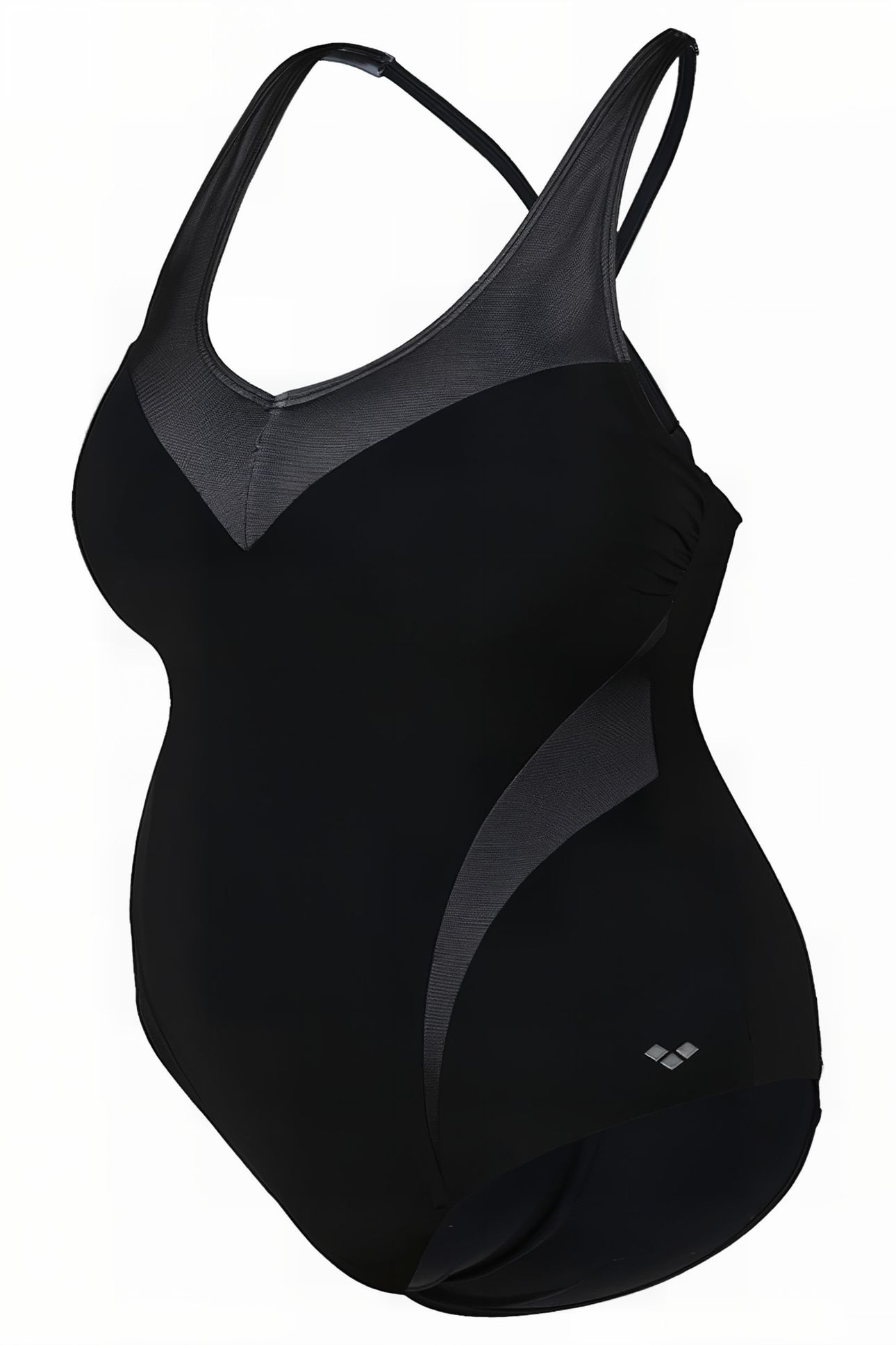 W ISABEL LIGHT CROSS BACK ONE PIECE PLUS BLACK-WHITE 6
