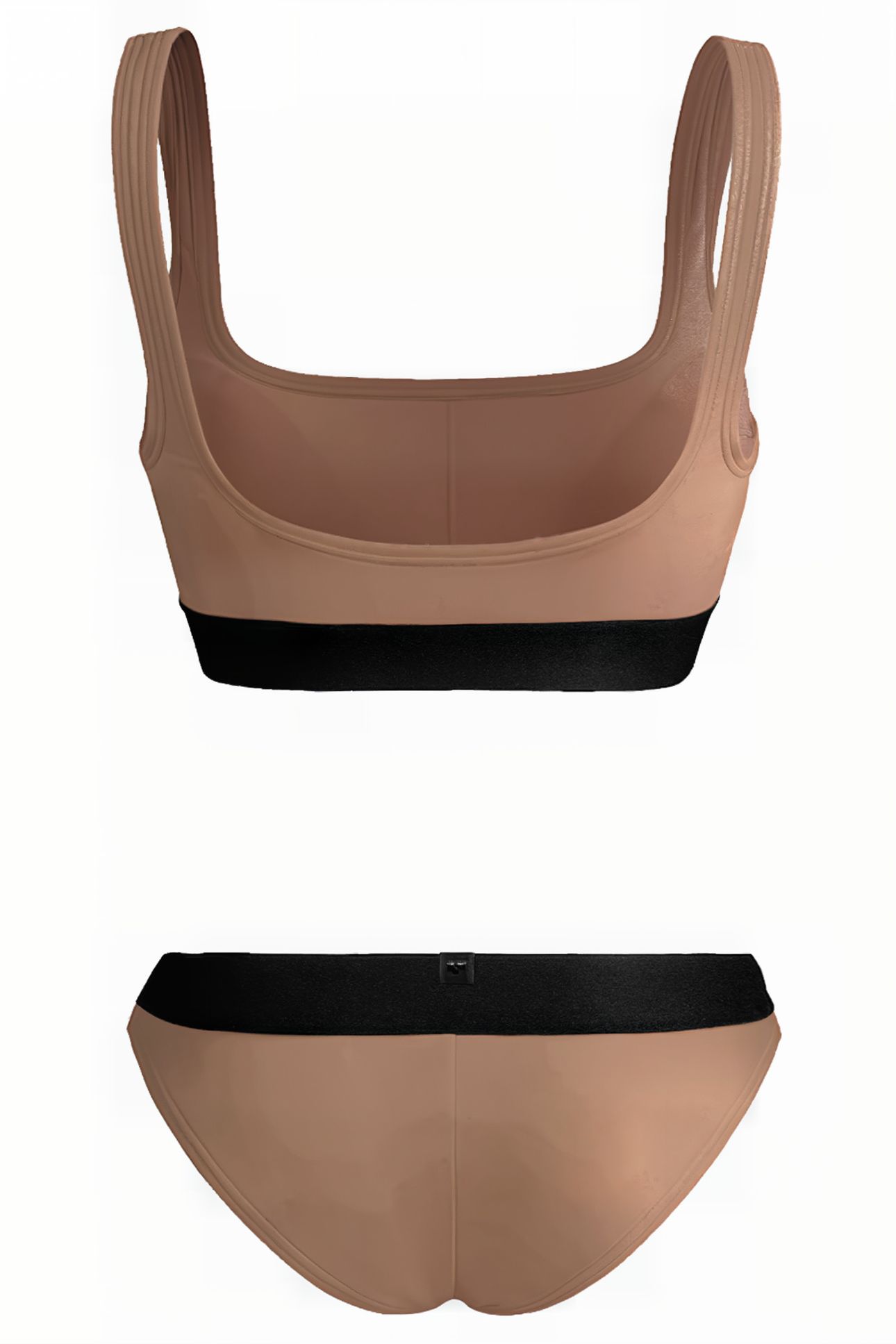 WOMEN'S ARENA BICOLORE ELASTIC BRALETTE CREAM 6
