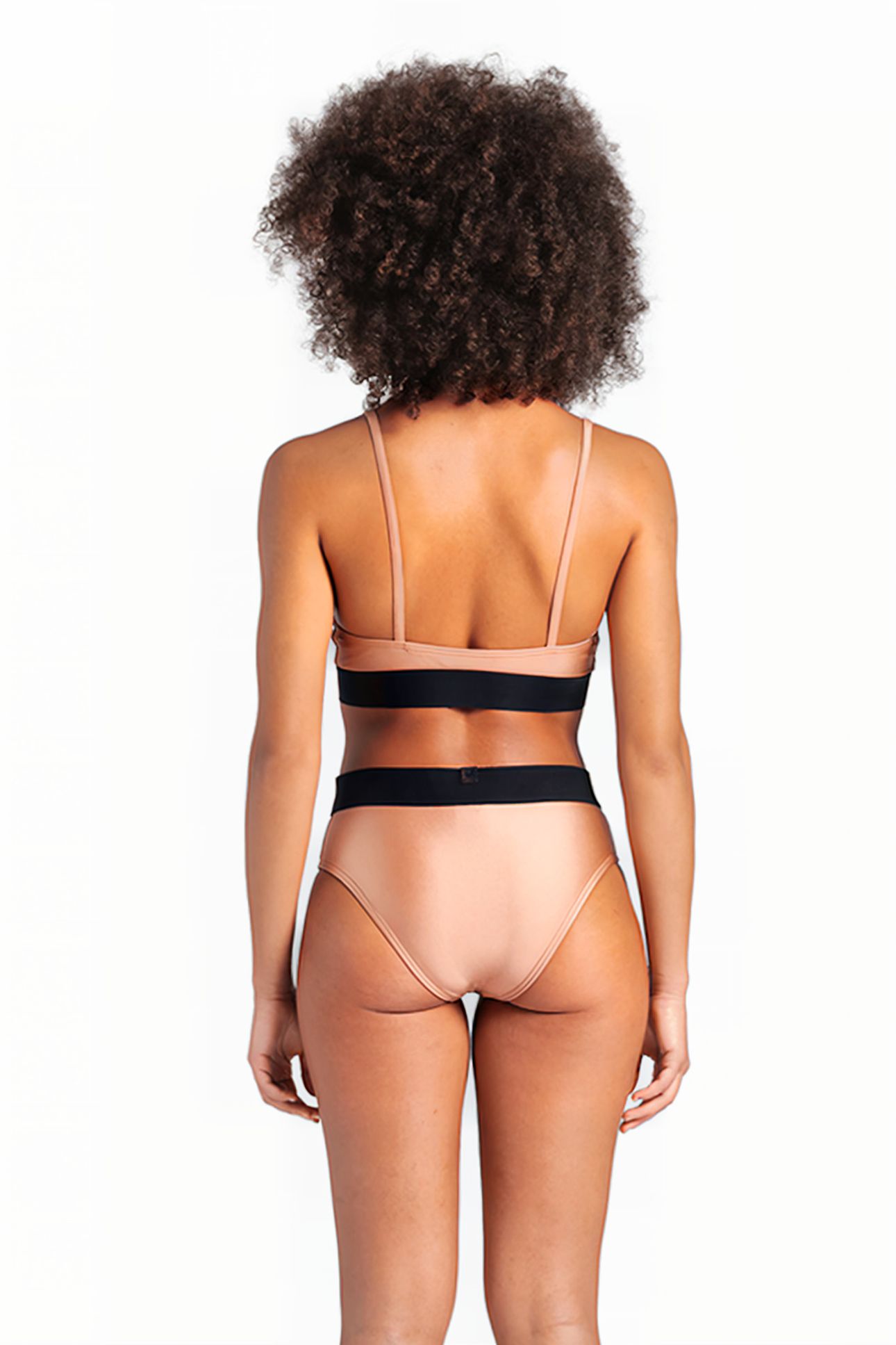 WOMEN'S ARENA BICOLORE ELASTIC BRASSIERE CREAM 2