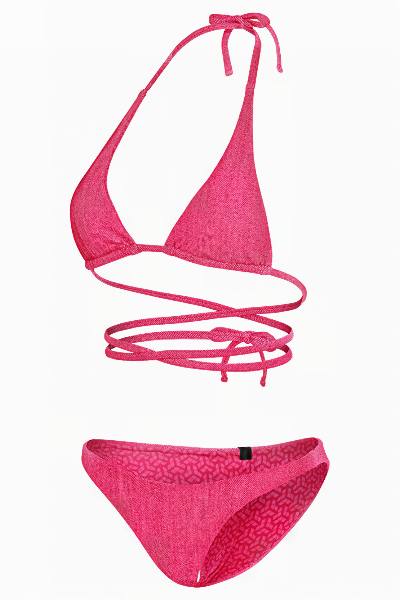 WOMEN'S ARENA TECH WOOL TRIANGLE BIKINI FUXIA 6