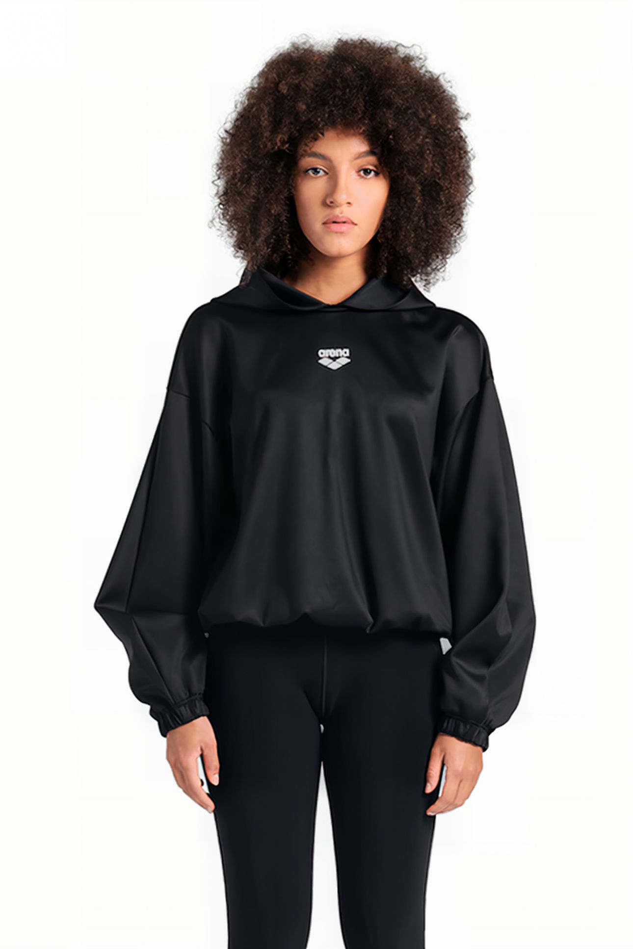 WOMEN'S HOODED SWEAT MPH BLACK 1
