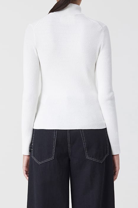 TURTLE NECK LONG SLEEVE IVORY 2