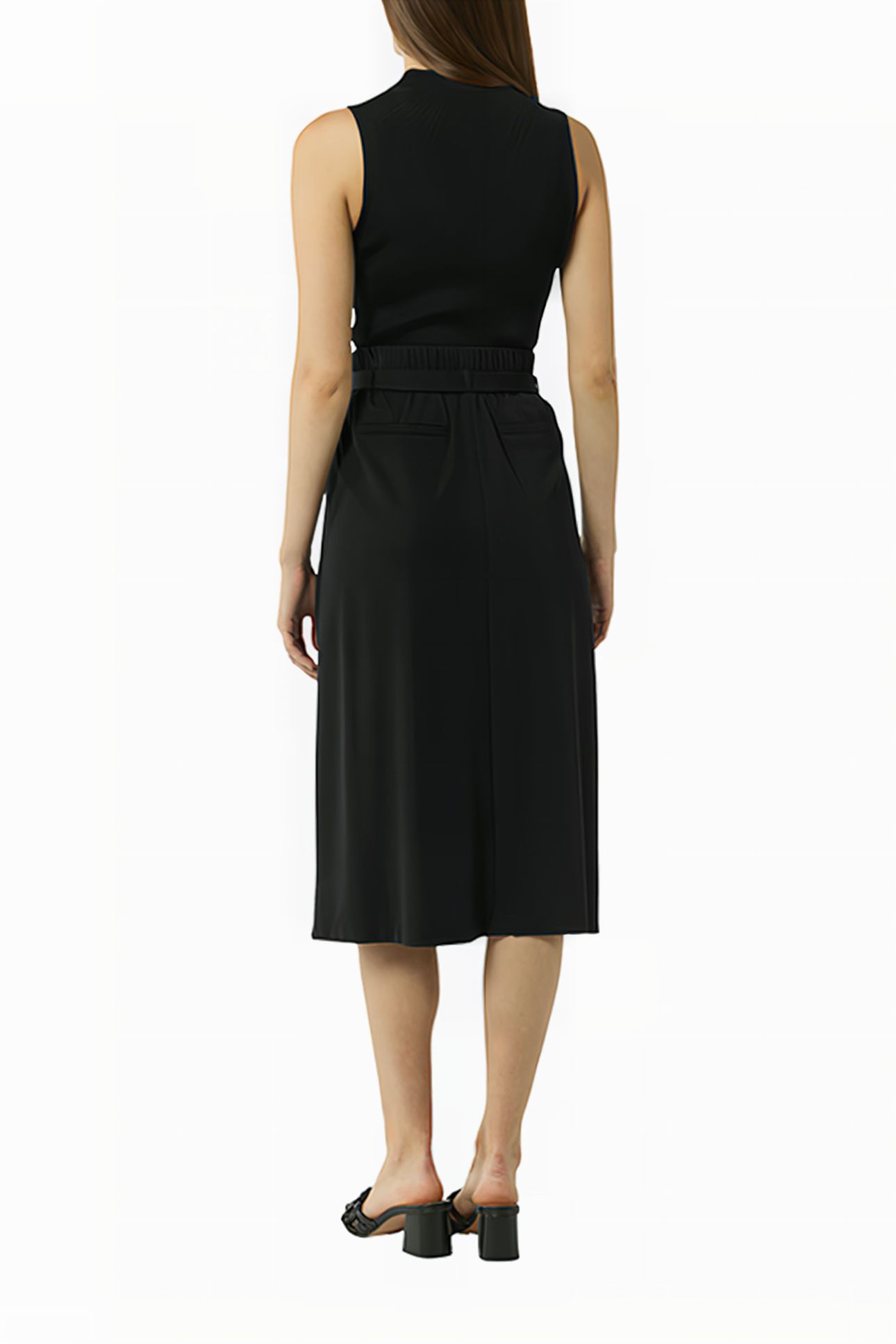 COMMA SKIRT-LONG BLACK 3