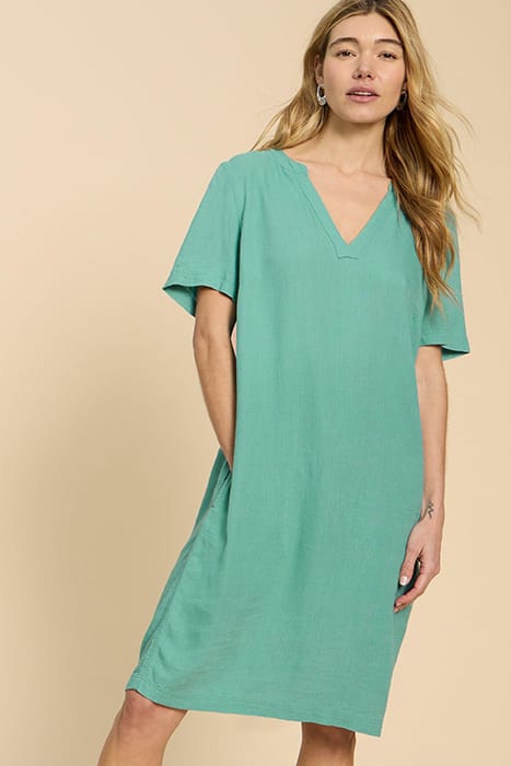 LYDIA SHIFT DRE MID TEAL 1