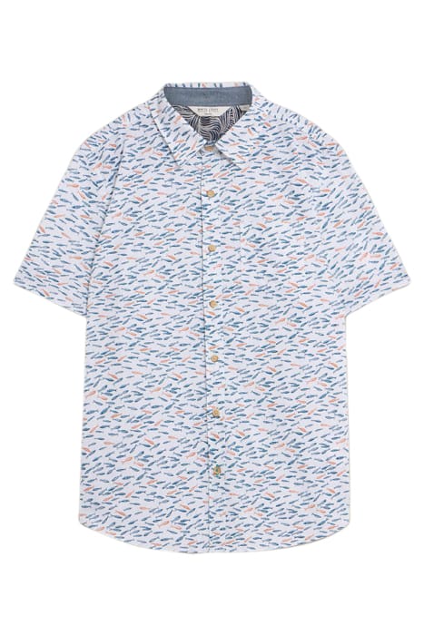 SHOAL PRINTED SHIRT WHITE 2