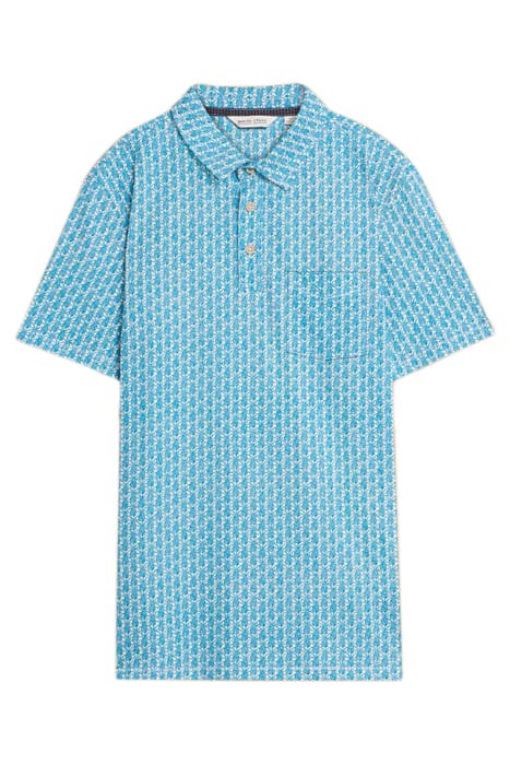 PINEAPPLE PRINTED POLO WHITE PRINTED 2
