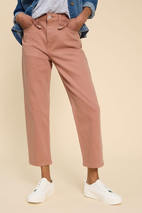 CHARLIE STRAIGHT CROP JEAN TY PINK 1