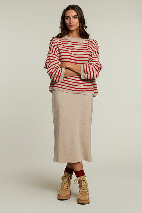 BEIGE MIDI SKIRT 3