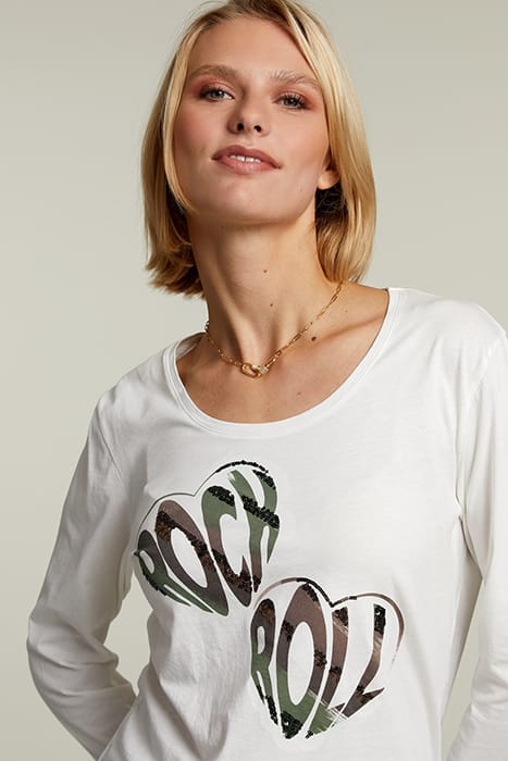 OFF WHITE CREW NECK T-SHIRT 3