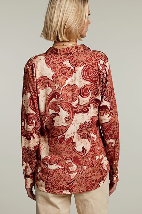 RED BEIGE BLOUSE 2