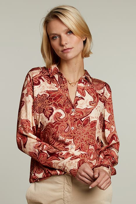 RED BEIGE BLOUSE 1