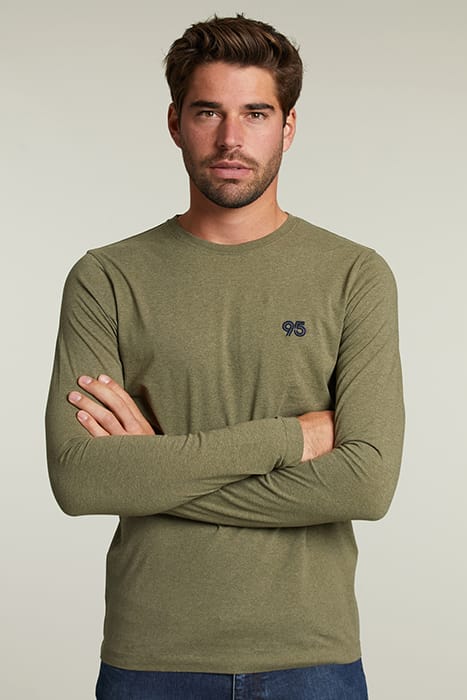 BASIC SLIM FIT T-SHIRT IN COTTAGE MIX 1