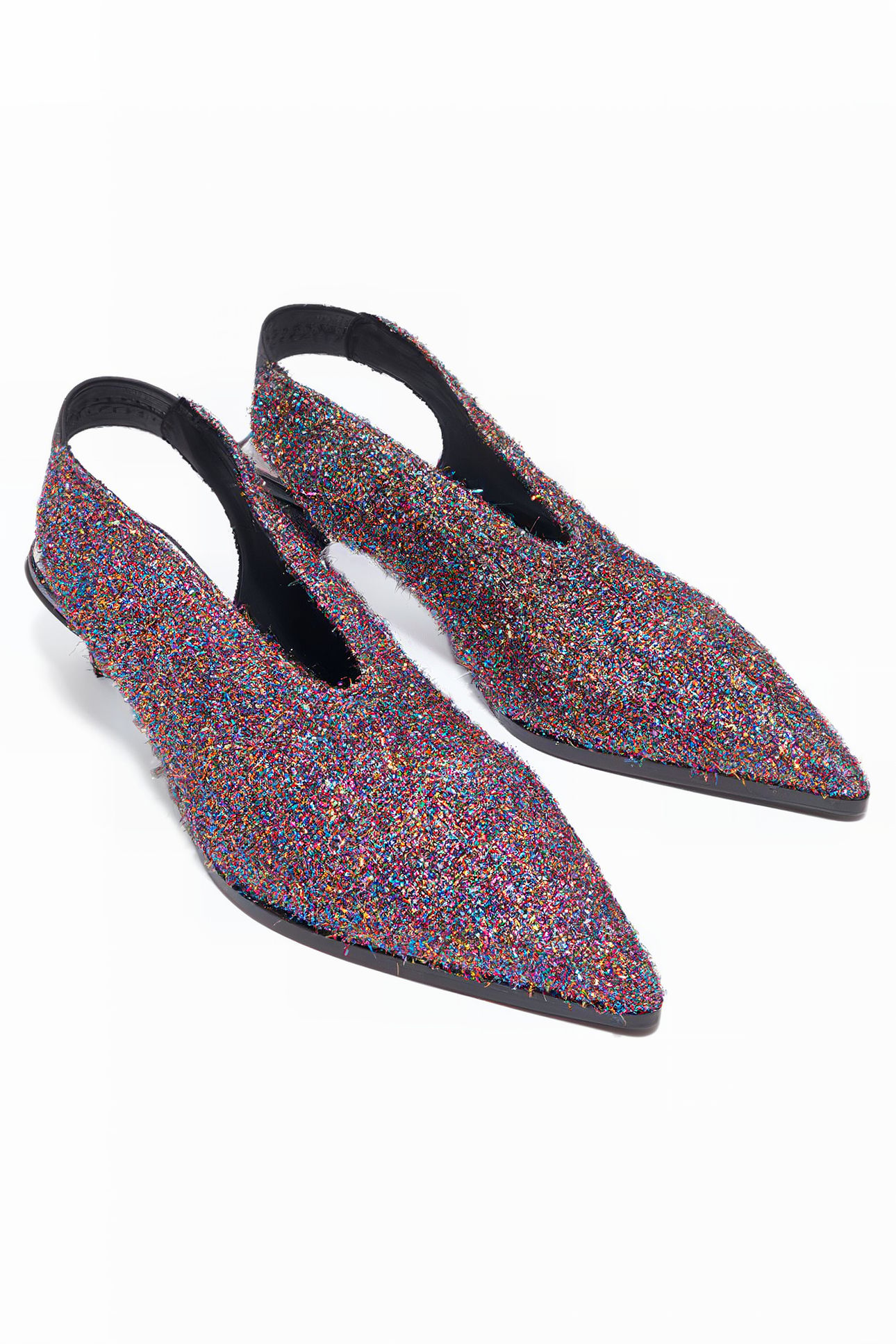 MULTICOLOR TINSEL COURT SHOE 2
