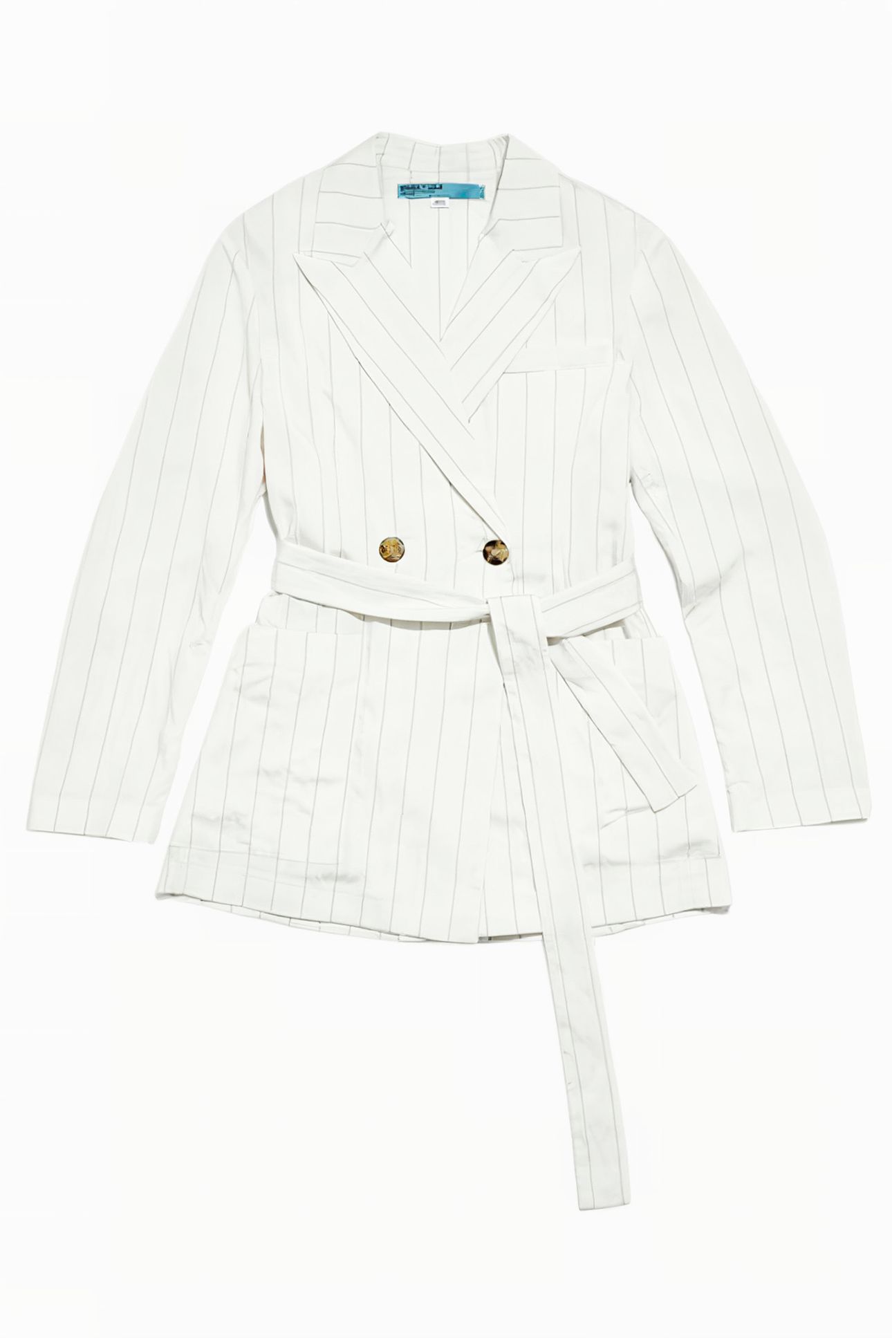 FLUID IVORY STRIPED BLAZER 3