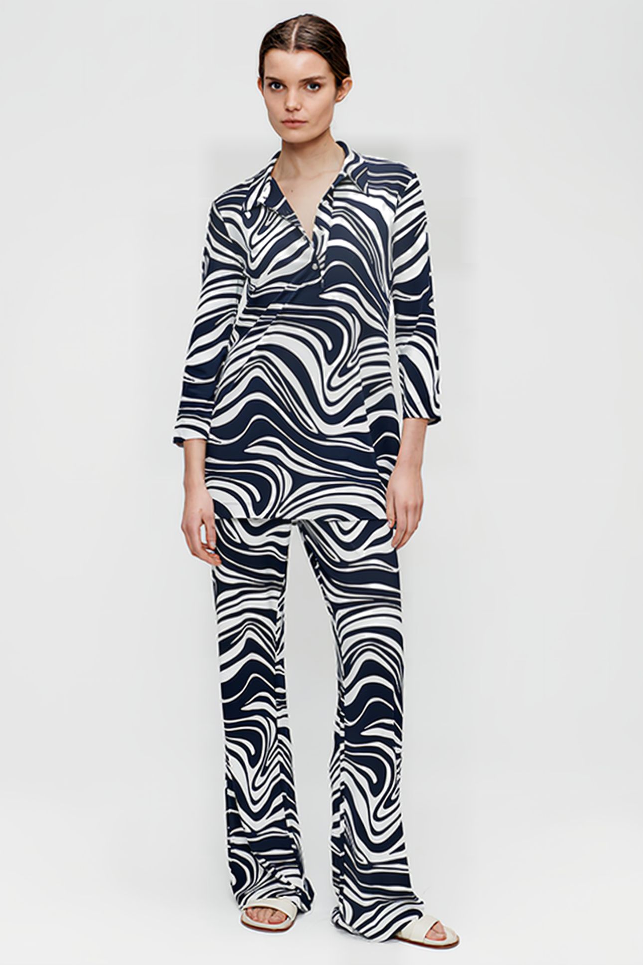 TUNIC POLO TOP MIDNIGHT BLUE 2