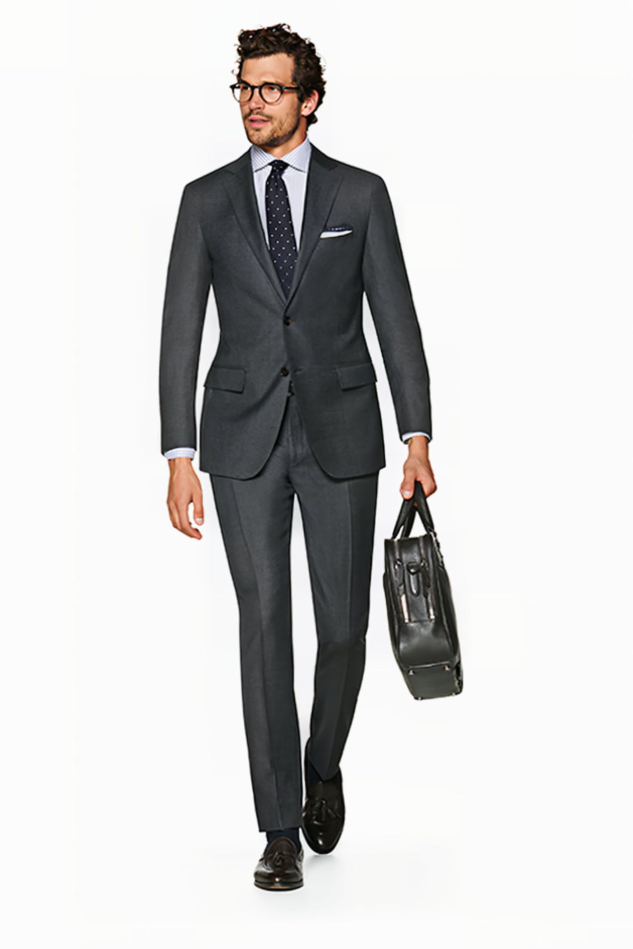 DARK GREY BIRD'S EYE TAILORED FIT SIENNA BLAZER 3