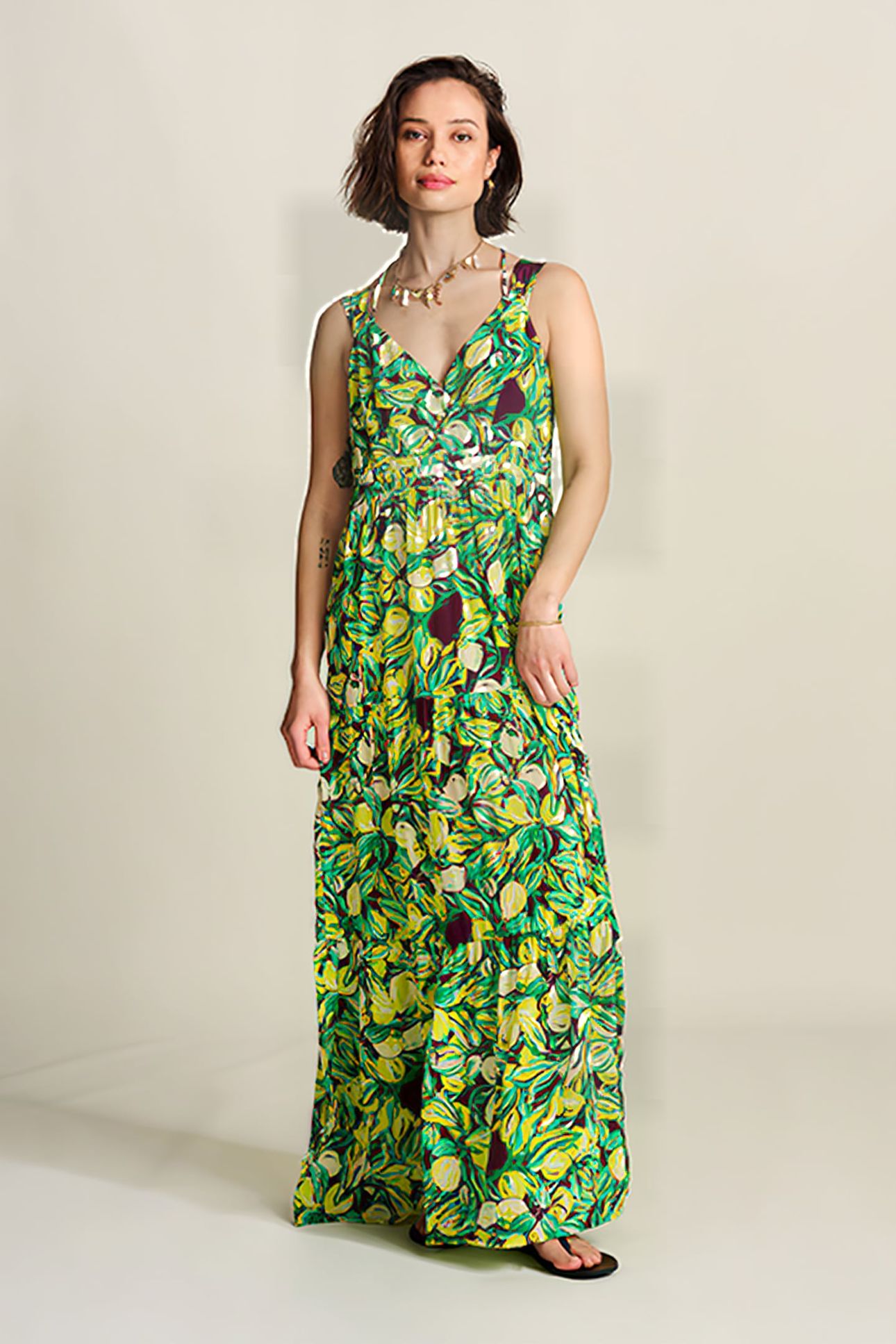 DRESS - STRAP LEMON TREE YELLOW 1
