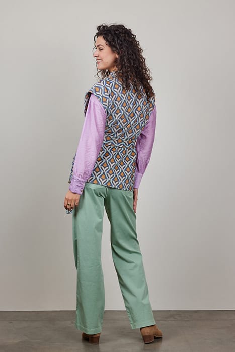 SLEEVELESS VEST DIAM PRINT OFFWHITE WITH COSMIC DREAMS PRINT 2