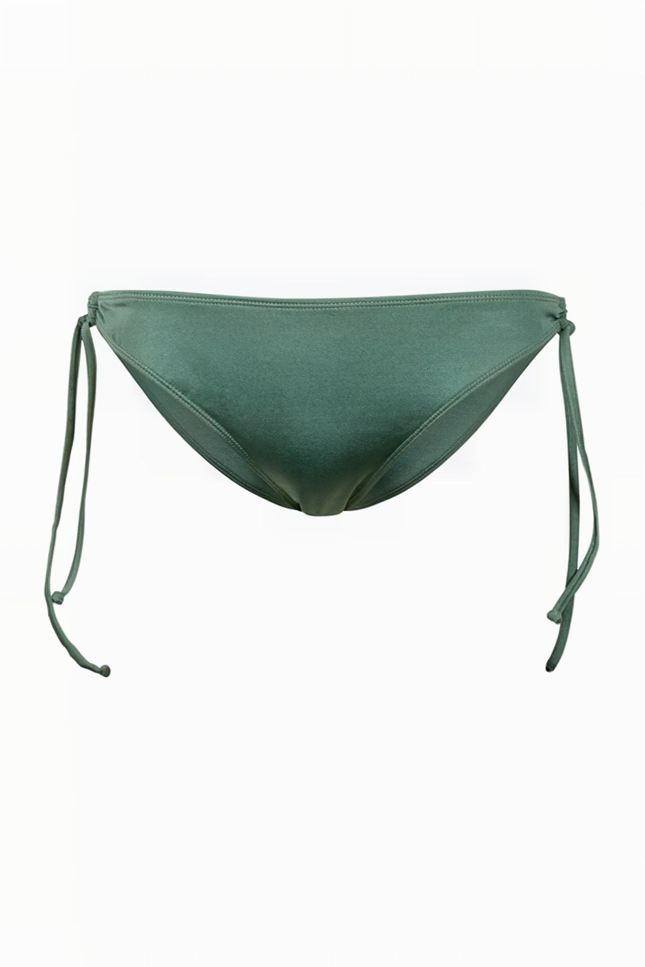 LACE UP BIKINI BOTTOMS GREEN 1