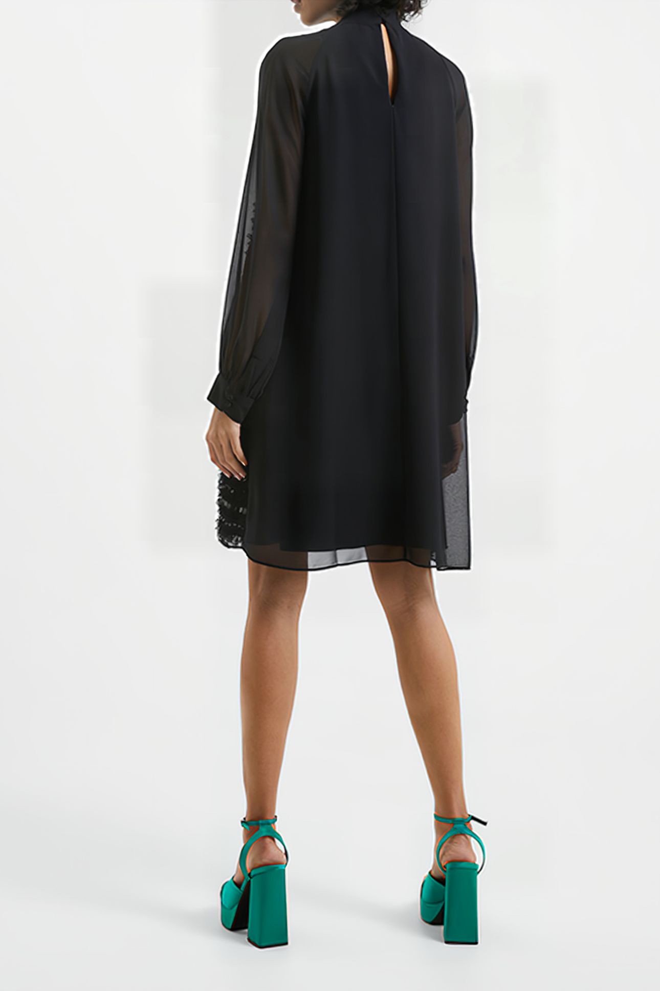 CARINA EMBELLISHED DRESS BLACK 2