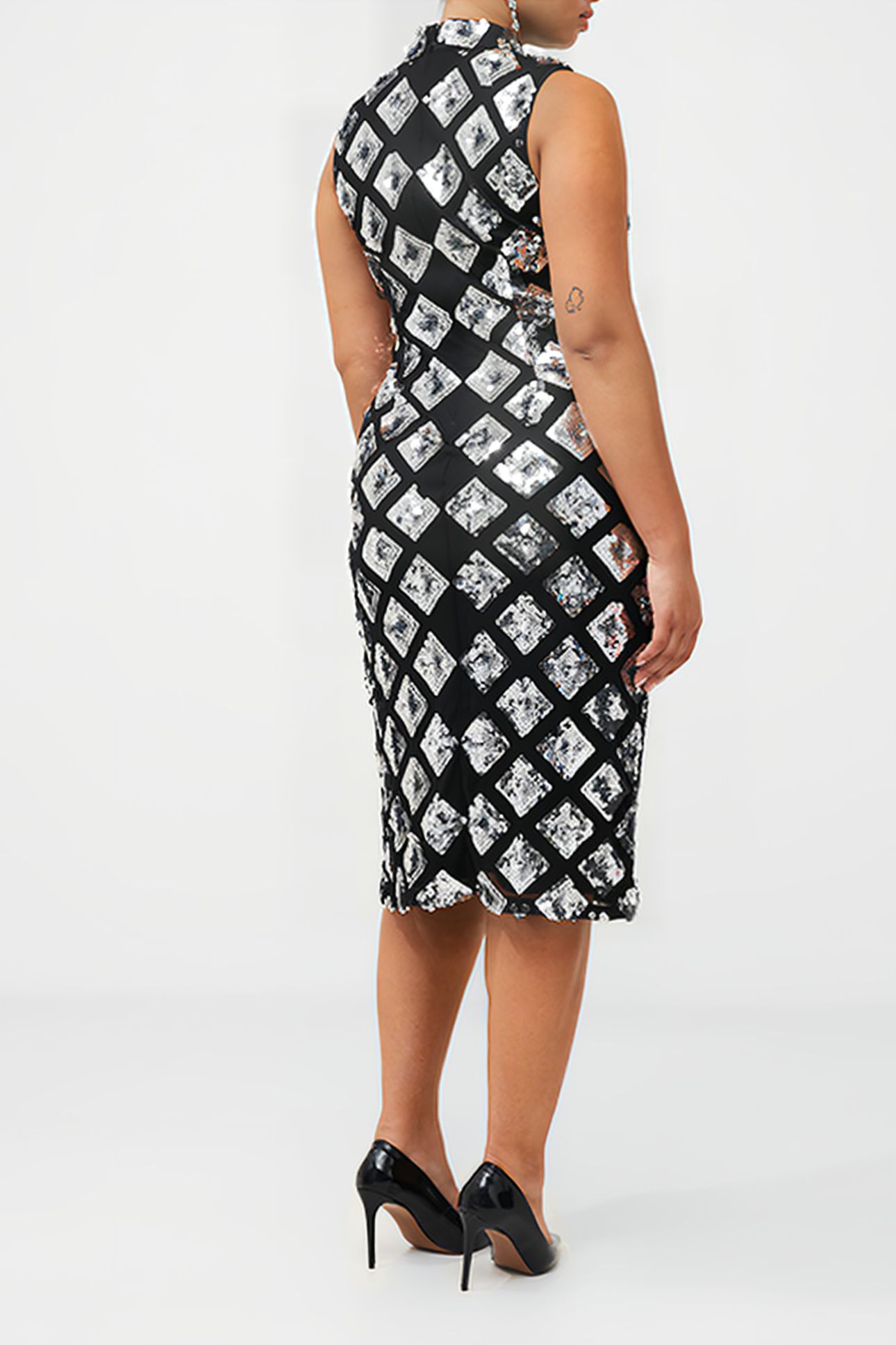 AXEL EMBELLISHED DRESS BLACK 2