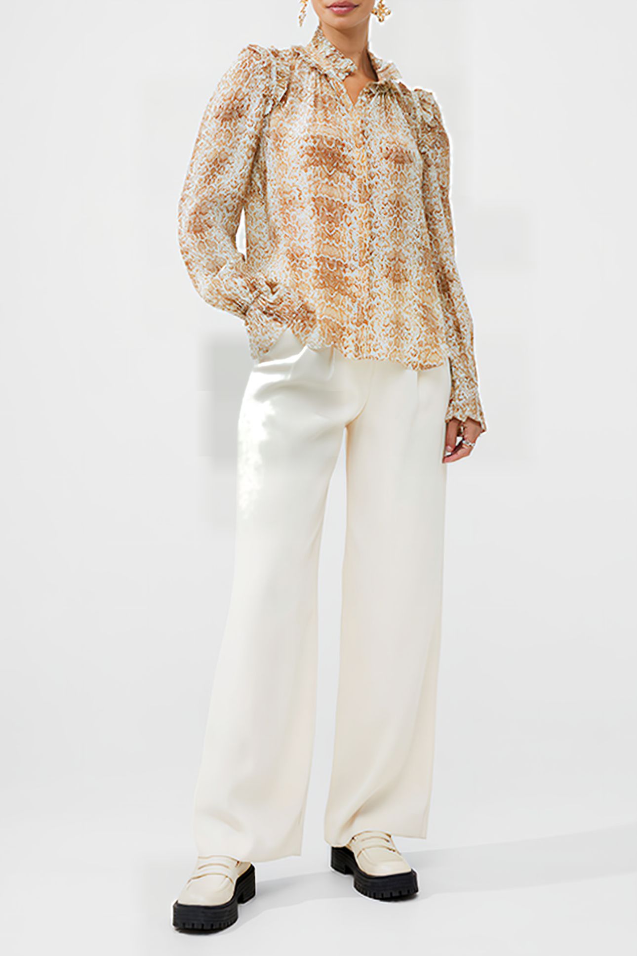 SNAKE SMOOTH GTTE RUFFLE SHIRT MISC. 2