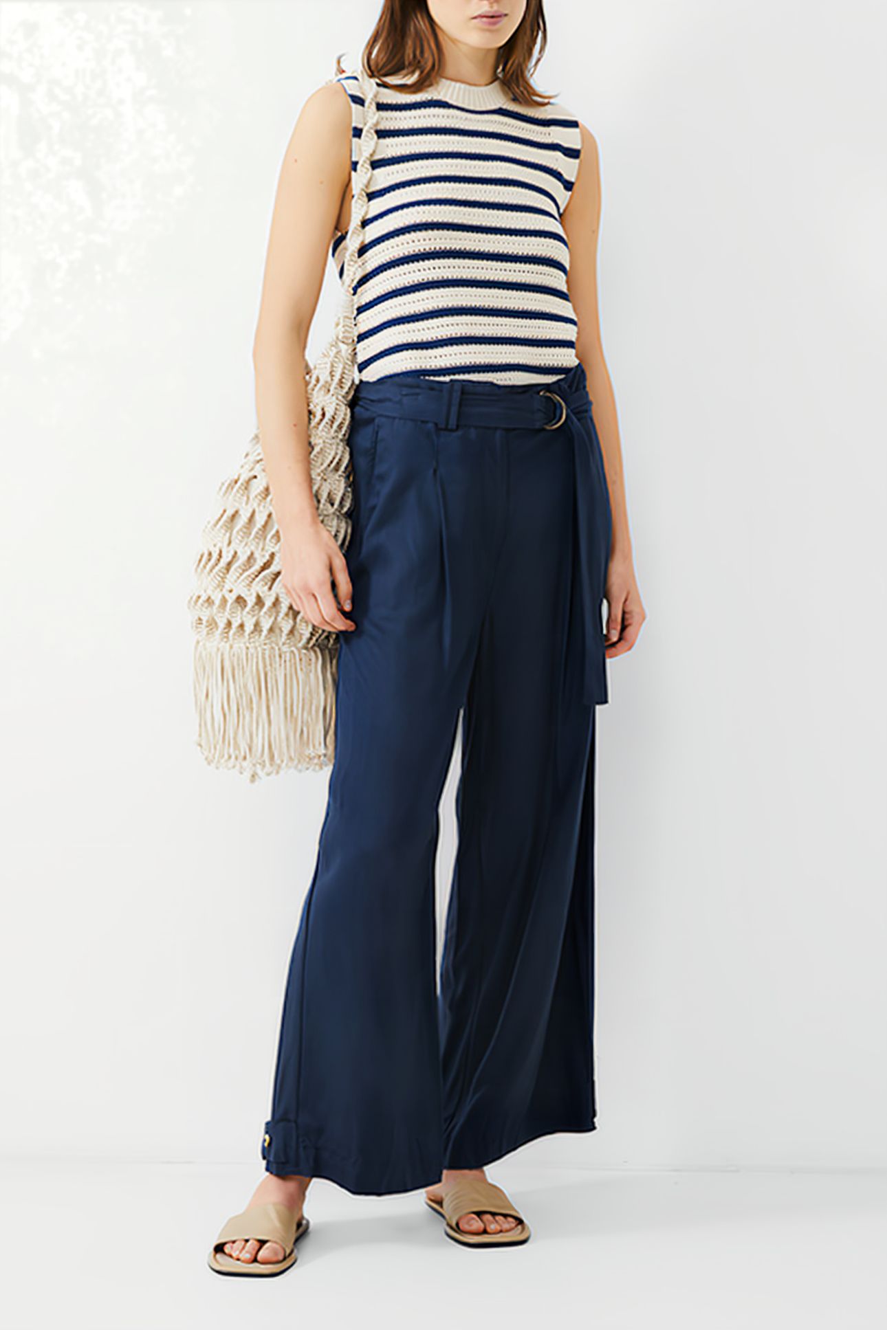 ELKIE TWILL TROUSER BLUE 2