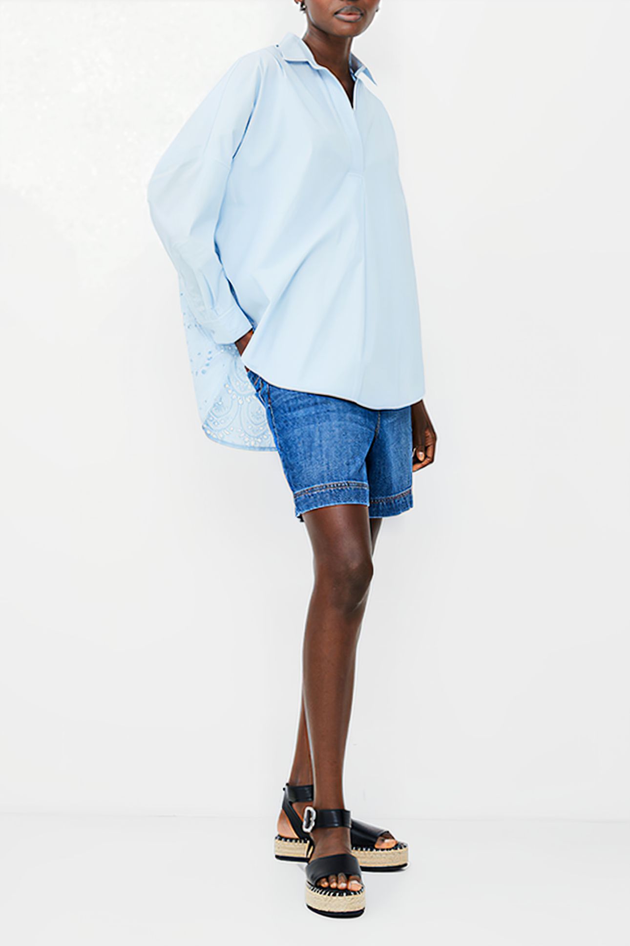 APPELONA BRODERIE ANGLAISE BLUE 1
