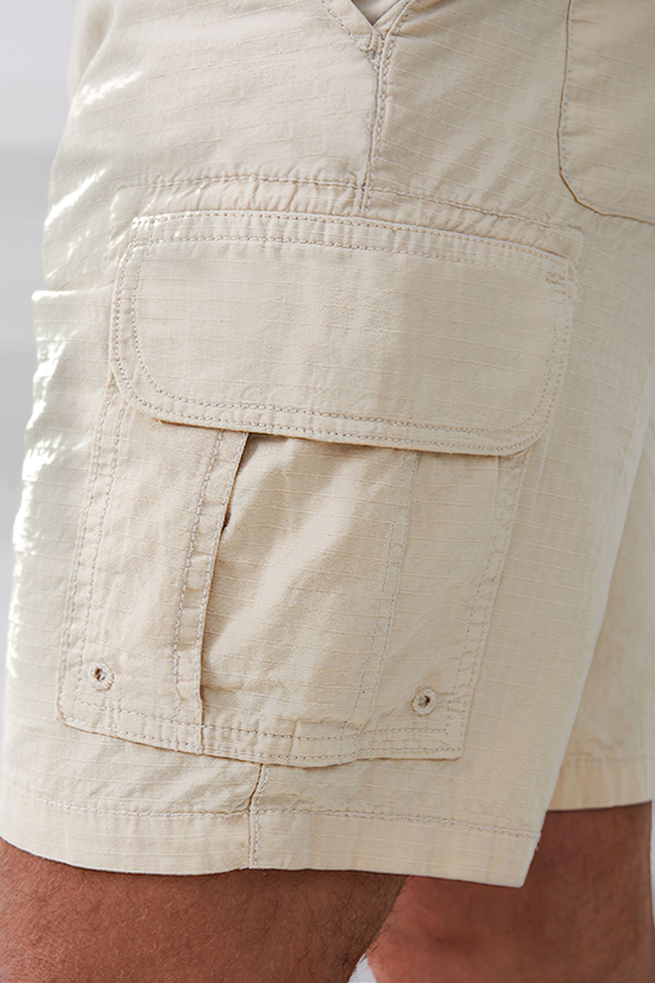RIPSTOP CARGO SHORTS BROWN 3