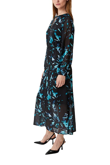 COMMA DRESSES GREY/BLACK 4