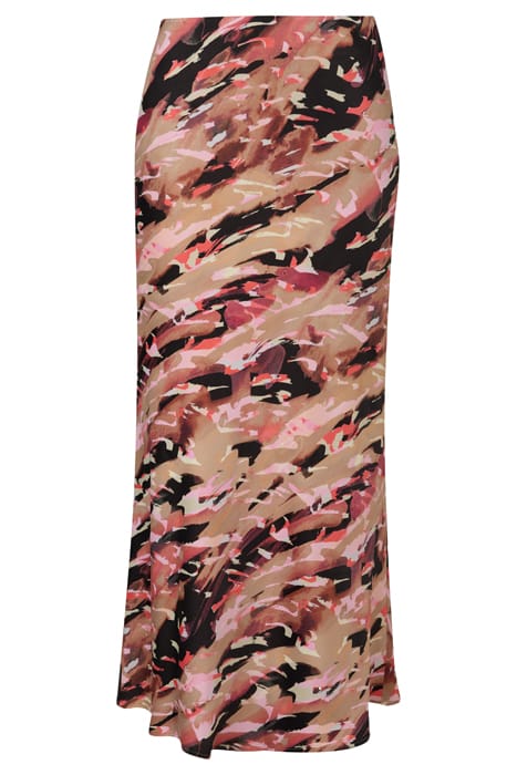COMMA SKIRTS BROWN AOP 4