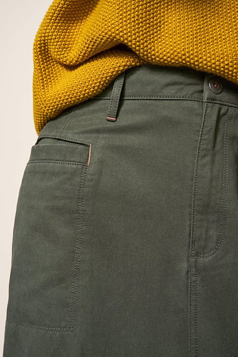PENNY MIDI SKIRT MID GREEN 4