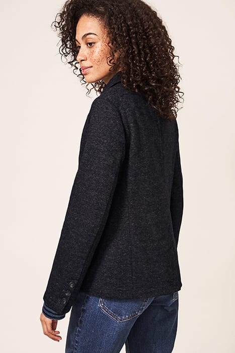 OLIVIA WOOL MIX JERSEY BLAZER GREY 2